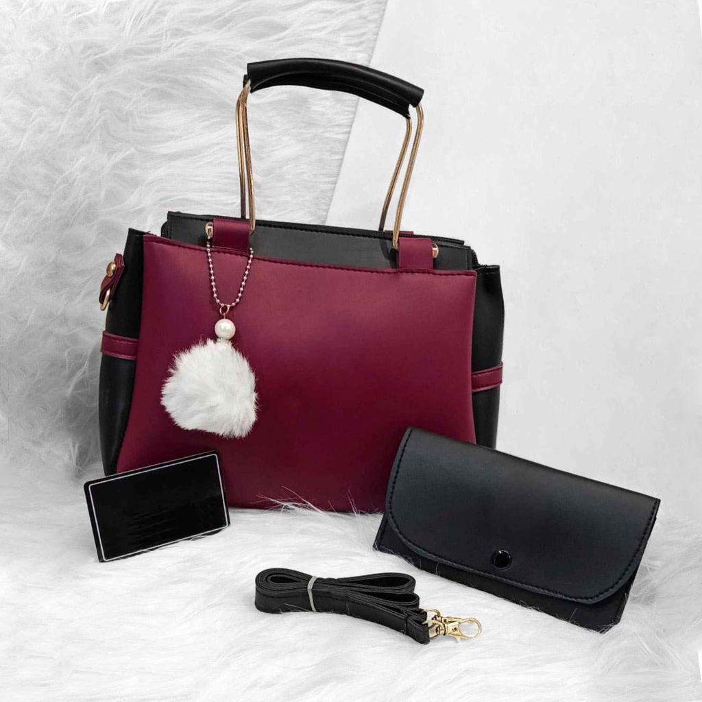 Girl's Rexine Plain Shoulder Bag