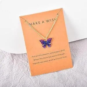 Adjustable Butterfly Design Necklace for Women