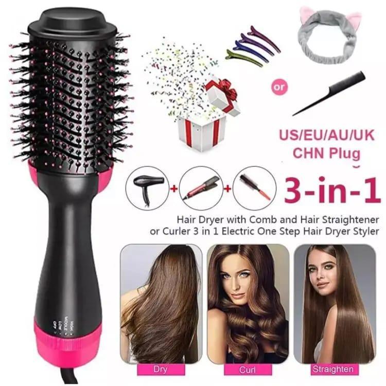 Heat Control Hair Dryer Brush