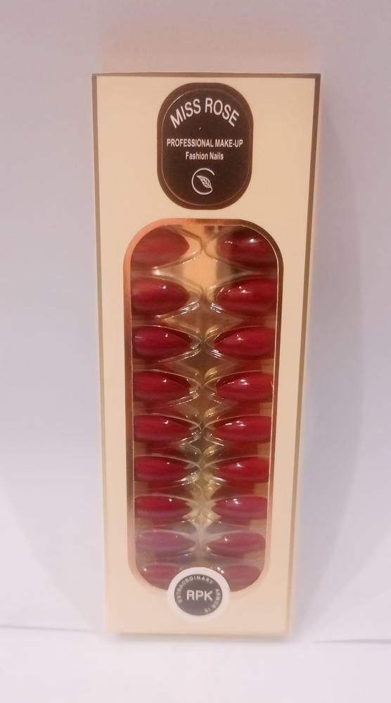 Pre Glued Artificial Nails Cosmetics