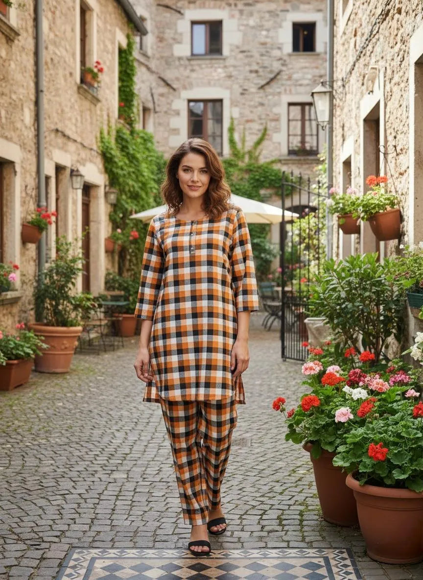 Winter Collection 2 Pcs Stitched Micro Polo Cotton Women Dress Marina Wool Specially